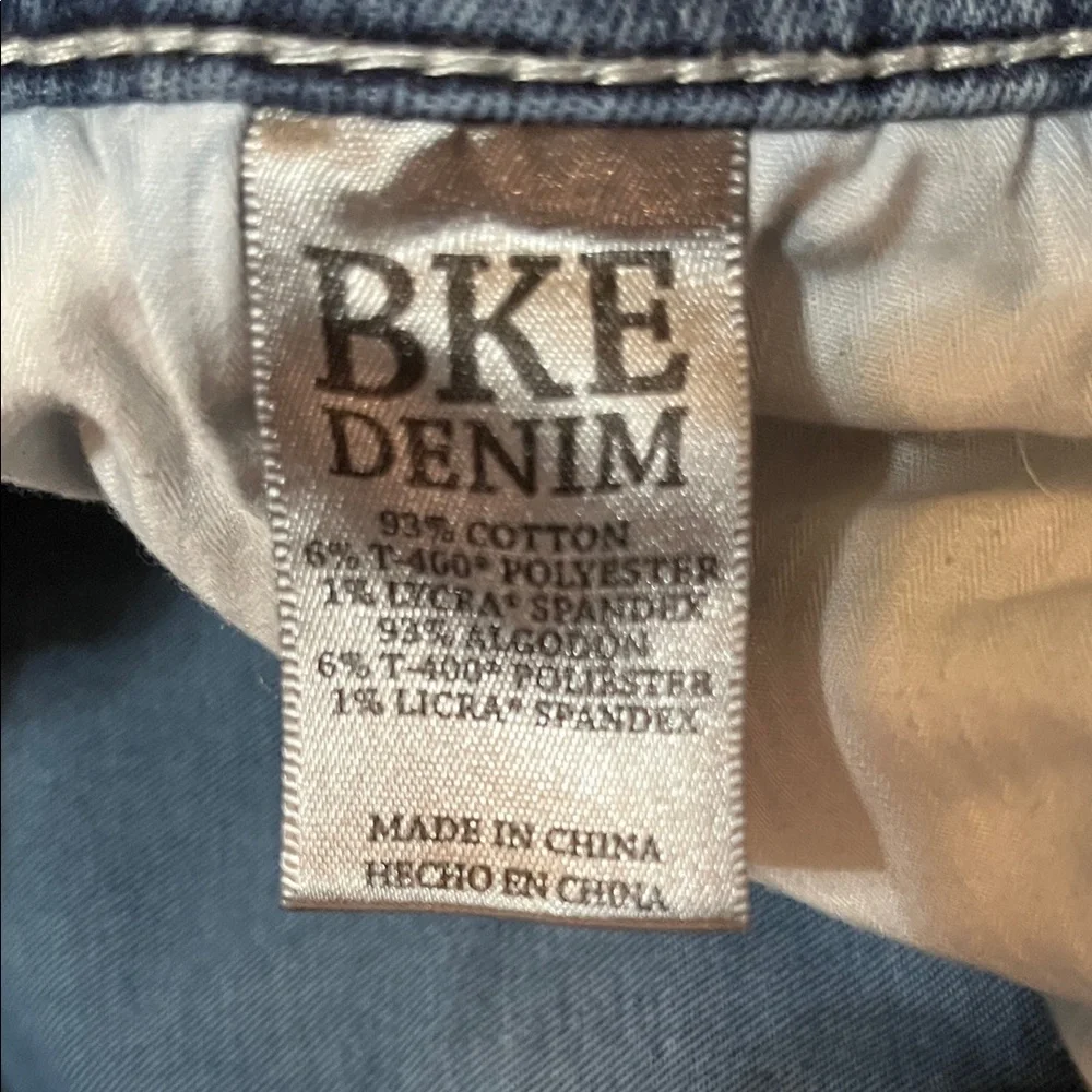 BKE Jake Bootleg  Men's Blue Denim Distressed Jeans - Size 31